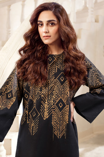 Alkaram FW-42.1-22-Black Winter Collection 2022 Online Shopping